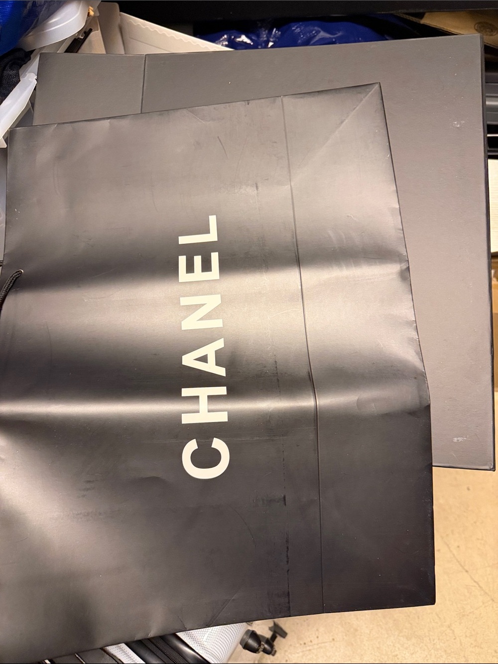 CHANEL Black and White Logo Wall Art Print